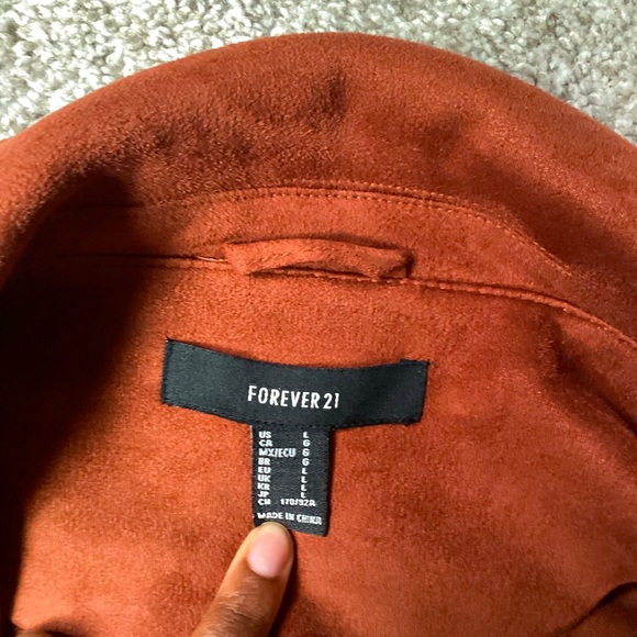 Forever21 suede Moto woman’s jacket - Picture 3 of 6